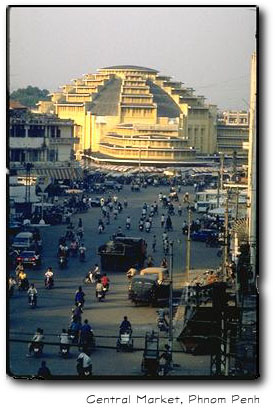 Psar Thom Thmei market, Phnom Penh, Cambodia