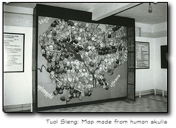 Map of skulls, Tuol Sleng