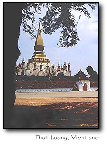 That Luang monument, Laos