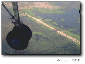 Arrival on Lao Aviation, 1991