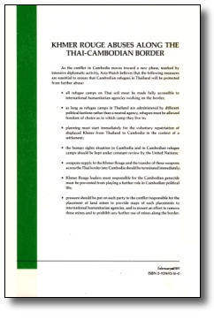 Report Back Cover