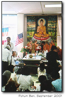 Pchum Ben ceremony, Chicago, Sept. 2001
