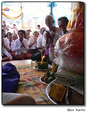 Praying at Bon Katin